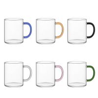 tazas con asas de colores 420ml - lote de 6