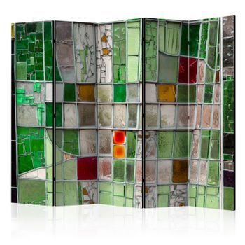 Biombo - Emerald Stained Glass Ii (225x172 Cm)