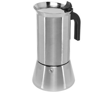 Cafetera italiana bialetti new venus plateado madera acero inoxidable 240 ml 6 tazas