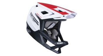 Casco partido kenny rojo blanco