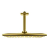 ducha de techo con brazo 142 mm grohe rainshower mono 310 cube 1 chorro gold 26566gn0