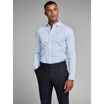 Jack & Jones Camisa manga larga 12097662 PARMA-CASHEMERE BLUE para hombre