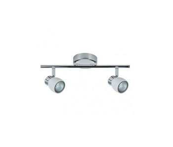 Regleta 2 luces metal color blanco serie chacho 36.5cm