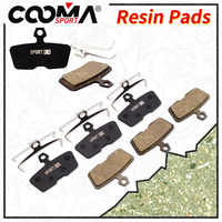 4 pares de pastillas de freno de disco para bicicleta avid sram code r new code guide re caliper resina de clase sport ex