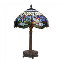 lampara de sobremesa belle epoque cristal tiffany