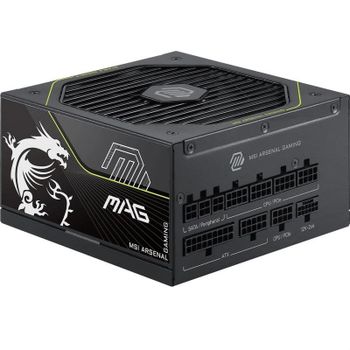 Fuente de Alimentación MSI MAG A1000PLS 1000W Certificación 80+ Platinum modular