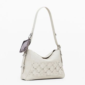 Desigual Bolso mano patch tachuelas mediano 25WAXPBR-6006