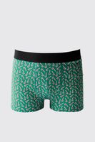 candy cane christmas boxers verde