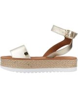 de popa sandalias mujer modelo kalamis color oro