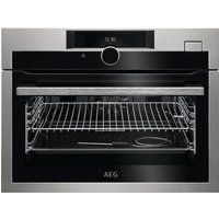 aeg kse882220m steamboost compact electric oven - stainless steel stainless steel