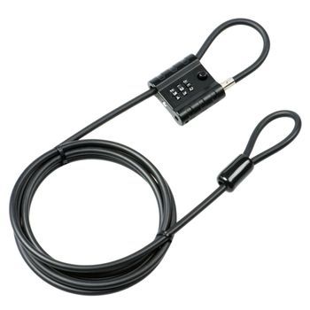 Candado De Cable De Seguridad Snap+lock 300 Negro Burg-wächter
