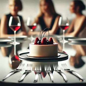 Juego de 6 tenedores para tarta acero inoxidable acero