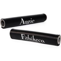 fit framebar pad - black faux leather