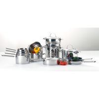 le cuisinox set para la coccion al vapor 6 piezas  acero