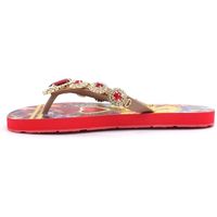 lawater chanclas la water mystical infradito red multi 02140a para mujer