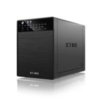 caja pc icy box ib-rd3640su3 35 aluminio negro raid hot-swap usb esata
