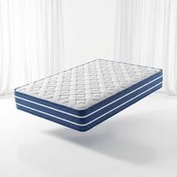 colchon de muelles ensacados imperial blue 135 x 190 cm viscoelastico alta transpiracion 28 cm real confort