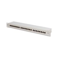 panel de parcheo digitus cat 6 clase e apantallado 24 puertos rj-45 1u