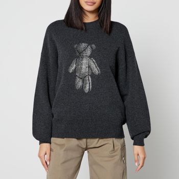 Alexander Wang Beiress Oversized Wool-Blend Jumper - L