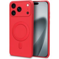 carcasa cool para iphone 17 pro magnetica cover rojo