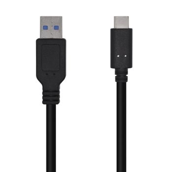Aisens Cable USB 3.1 a USB-C Macho/Macho 1.5m Negro
