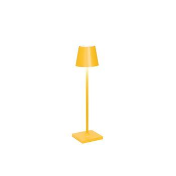 Lámpara De Mesa Led Recargable Y Regulable Zafferano - Poldina Pro Micro Ocre - 1,8 W 2200-2700-3000 K