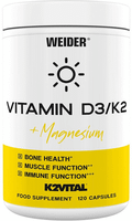 weider vitamin d3k2 120 capsulas