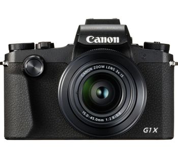 Canon PowerShot G1X Mark III High Performance Compact Camera - Black, Black
