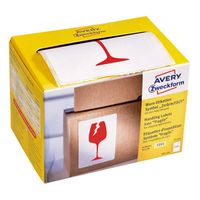 avery zweckform 7251 etiquetas de advertencia fragil  200 etiquetas