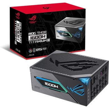 ASUS ROG THOR 1600T3 ATX 3.1 PCIe 5.1 1600W 80 Plus Titanium Modular