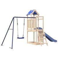 parque infantil  area de juegos de exterior de madera maciza de pino