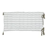 cojin de suelo groove 120x60cm rayas verdes