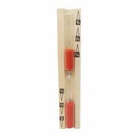 temporizador de arena sauna 15min rotativo madera arena roja elsasser