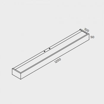 Aplique de pared led apolo (40w)