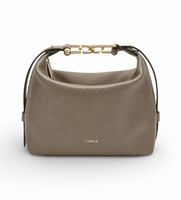 furla para mujer we00877-a0023 bolso de piel tonie de hombro gris marron osfa casual clasico