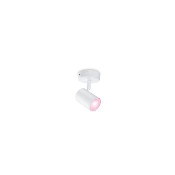 Lámpara De Pared Led Regulable Rgb Smart Wifi+bluetooth 4.9w Un Foco Wiz Imageo Blanco