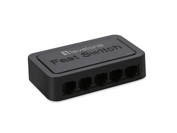 SWITCH 5 PUERTOS 10/100 LEVEL ONE FEU-0512