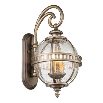 Aplique de pared de exterior halleron (2 luces)
