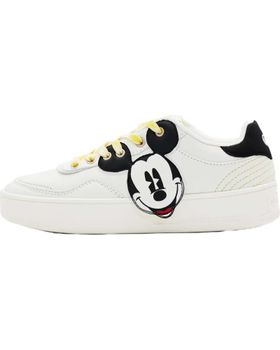 de DESIGUAL ZAPATILLAS DESIGUAL FANCY MICKEY PARA MUJER BLANCAS WHITE