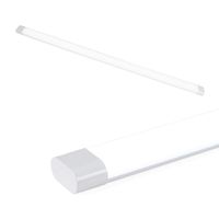 luminaria led lineal moderno plastico blanco 120 cm 36w 6000k