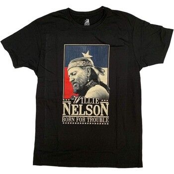 Willie Nelson Tops y Camisetas Born For Trouble para hombre