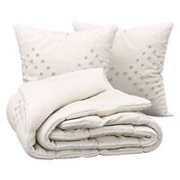 juego de sabanas vilma blanco marfil empenachado algodon lavado 240x220cm - atmosphera createur dinterieur
