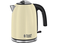 hervidor de agua - russell hobbs classic cream colours plus 2400w 17 l filtro lavable base