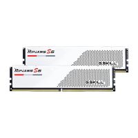 memoria ram gskill ripjaws s5 f5-6000j3040f16gx2-rs5w 32gb 2x16gb ddr5 6000mhz cl40 intel xmp blanco