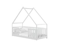 la casa-cama abeja blanca fabricada en madera maciza es perfecta para el juego imaginativo