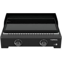 campingaz othello 2 plancha de gas 2 quemadores llama azul 6kw negra