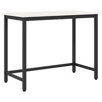 mesa 100 x 50 x 77 cm madera ingenierizada y acero vidaxl