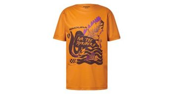 Camiseta tecnica endura singletrack core naranja para ninos