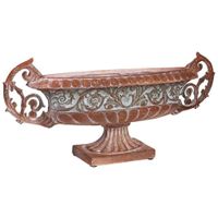 centro de mesa de magnesio 81x19x355h cm cobre