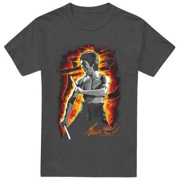 Bruce Lee Camiseta Dragon Fire para mujer